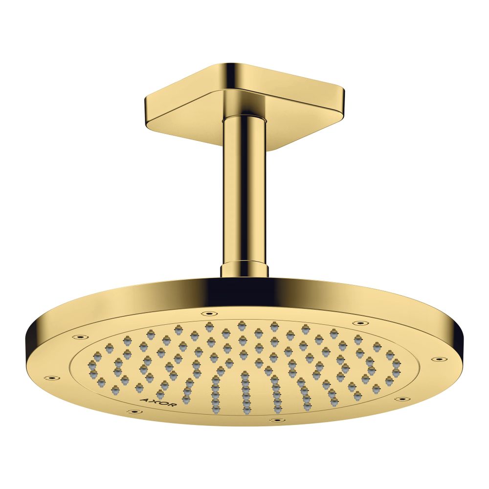 Hansgrohe AXOR ShowerSolutions Kopfbrause 245mm, 10,1l/min, 1jet, Polished Gold Opt... HANSGROHE-35380990 4059625415160 (Abb. 8)