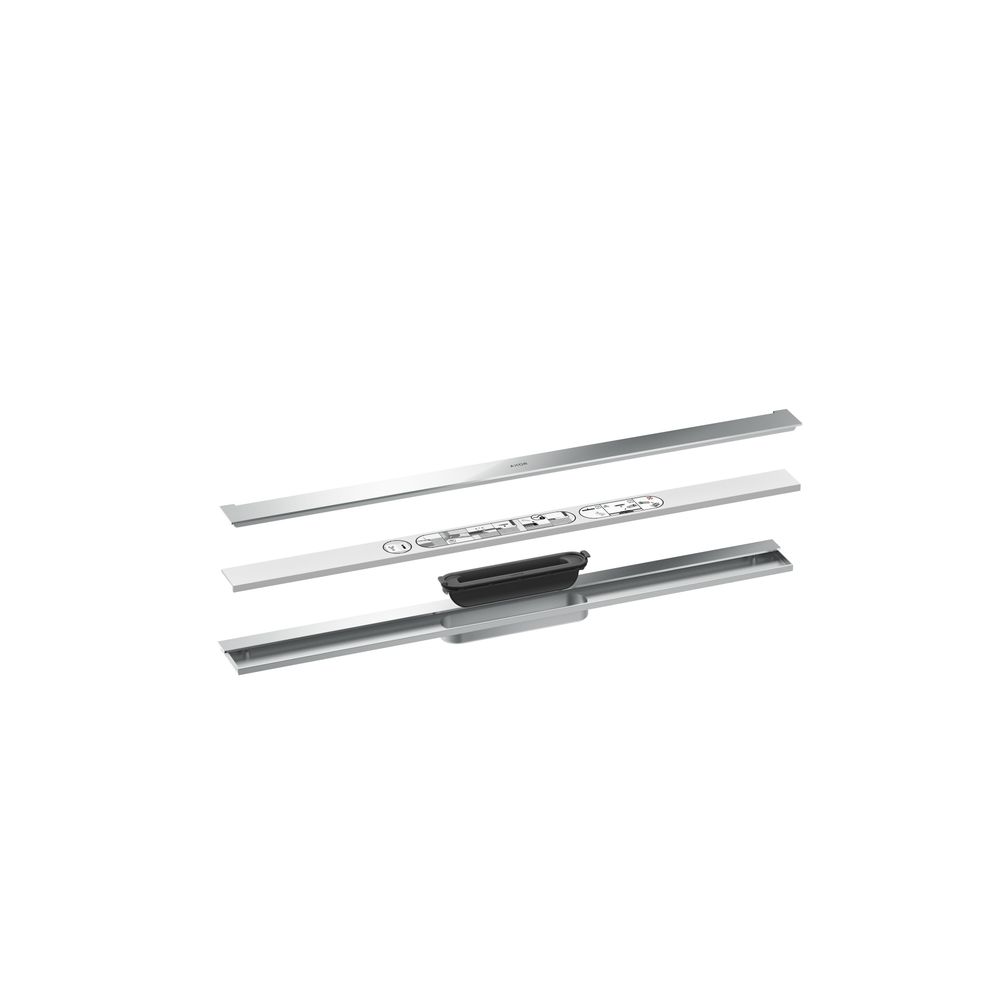 Hansgrohe AXOR Drain Fertigset Duschrinne 800mm zur Wandmontage, 55l/min, Chrom... HANSGROHE-42526000 4059625481035 (Abb. 2)