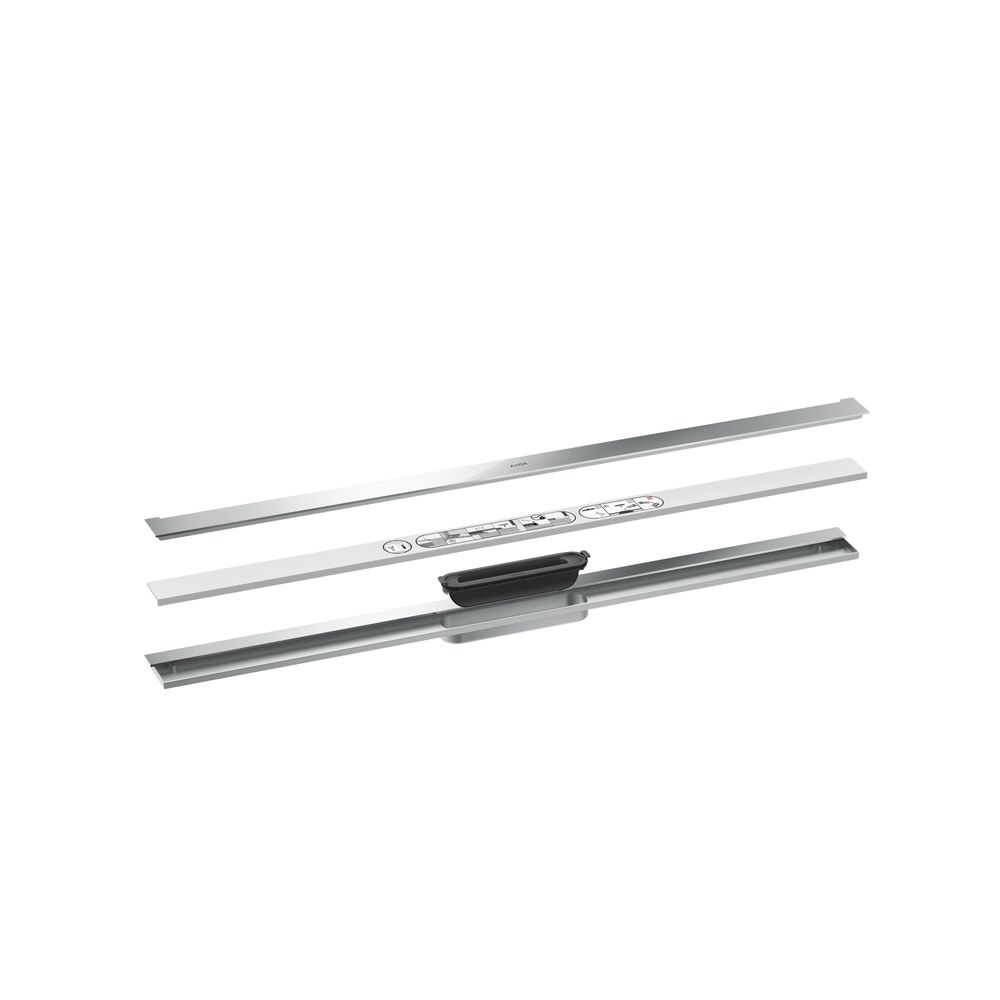 Hansgrohe AXOR Drain Fertigset Duschrinne 1000mm zur Wandmontage, 55l/min, Chrom... HANSGROHE-42528000 4059625481646 (Abb. 2)