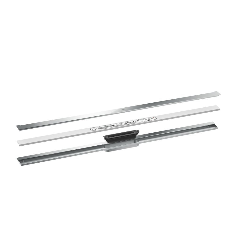 Hansgrohe AXOR Drain Fertigset Duschrinne 1200mm zur Wandmontage, 55l/min, Chrom... HANSGROHE-42529000 4059625481462 (Abb. 2)