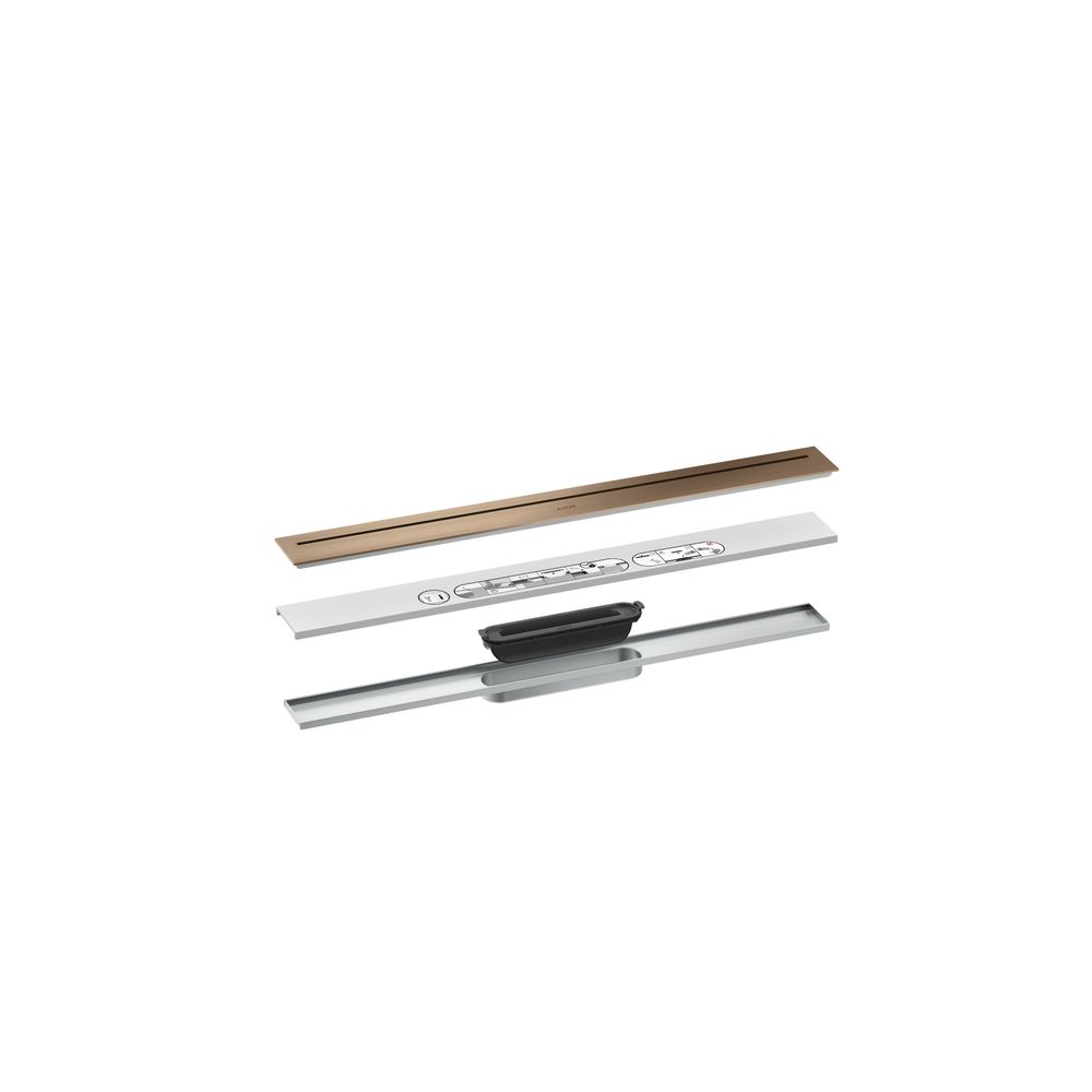 Hansgrohe AXOR Drain Fertigset Duschrinne 700mm, 53l/min, Brushed Red Gold... HANSGROHE-42520310 4059625496190 (Abb. 2)