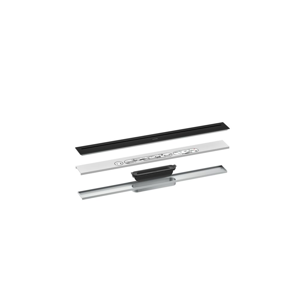 Hansgrohe AXOR Drain Fertigset Duschrinne 700mm, 53l/min, Mattschwarz... HANSGROHE-42520670 4059625480137 (Abb. 2)