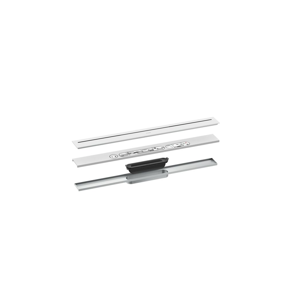 Hansgrohe AXOR Drain Fertigset Duschrinne 700mm, 53l/min, Mattweiß... HANSGROHE-42520700 4059625480106 (Abb. 2)