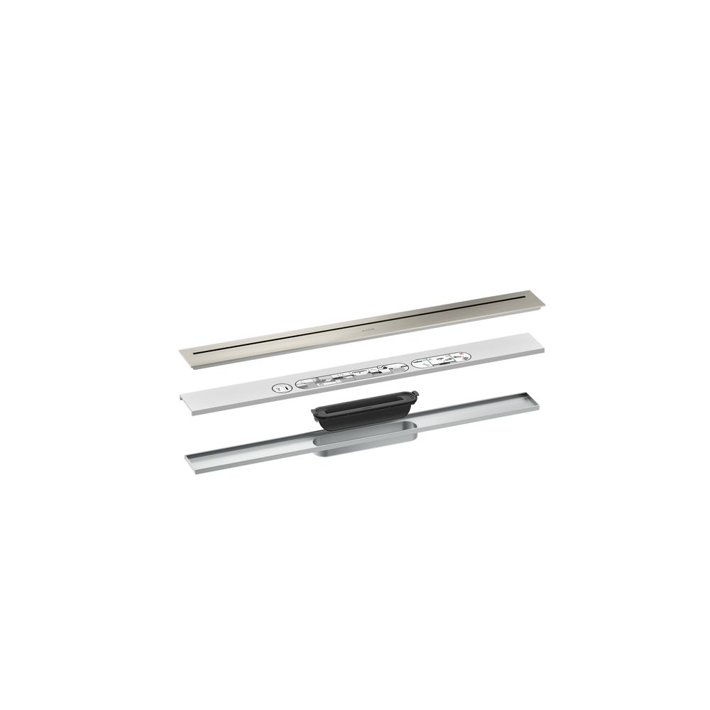 Hansgrohe AXOR Drain Fertigset Duschrinne 700mm, 53l/min, Edelstahl... HANSGROHE-42520800 4059625480076 (Abb. 2)