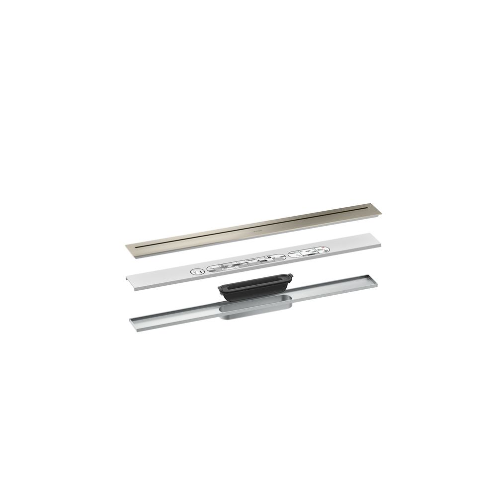 Hansgrohe AXOR Drain Fertigset Duschrinne 700mm, 53l/min, Brushed Nickel... HANSGROHE-42520820 4059625496183 (Abb. 2)