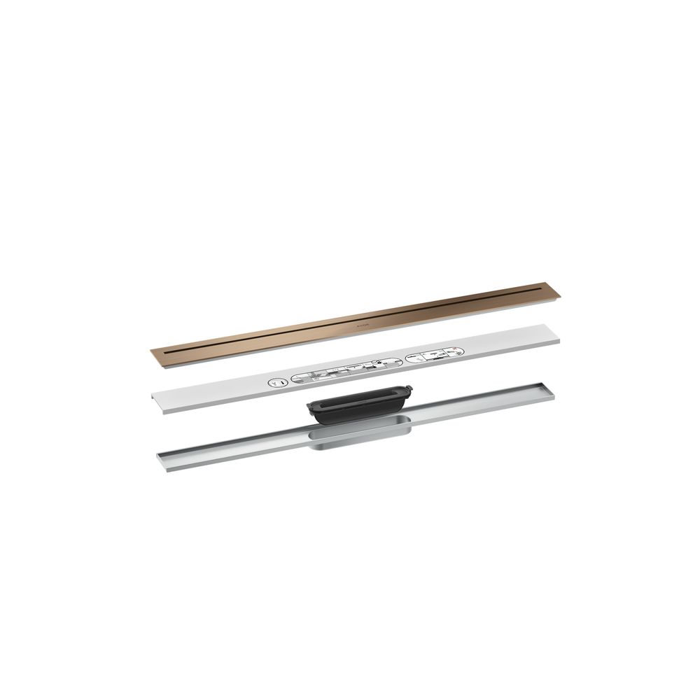 Hansgrohe AXOR Drain Fertigset Duschrinne 800mm, 53l/min, Brushed Red Gold... HANSGROHE-42521310 4059625495957 (Abb. 5)