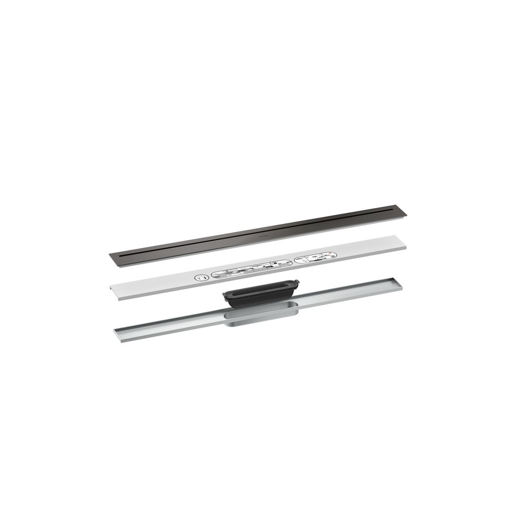 Hansgrohe AXOR Drain Fertigset Duschrinne 800mm, 55l/min, Brushed Black Chrome... HANSGROHE-42521340 4059625479971 (Abb. 2)