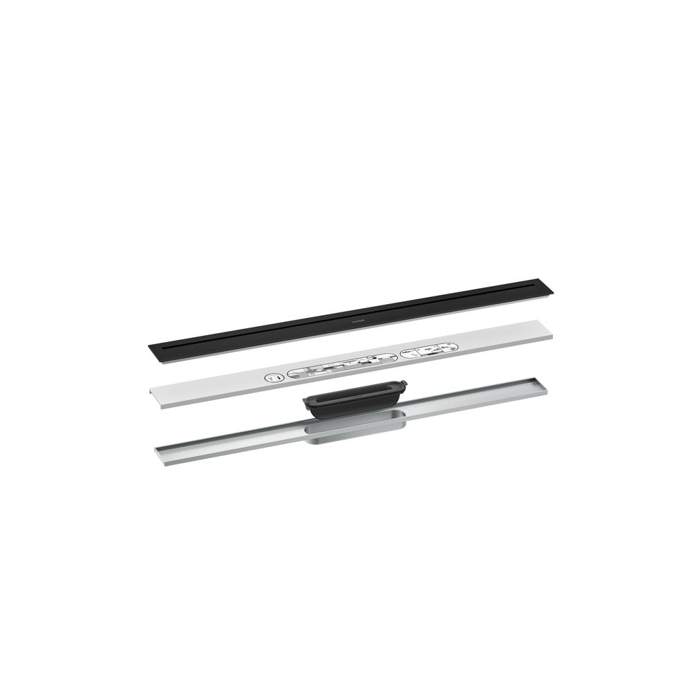 Hansgrohe AXOR Drain Fertigset Duschrinne 800mm, 53l/min, Mattschwarz... HANSGROHE-42521670 4059625479940 (Abb. 2)
