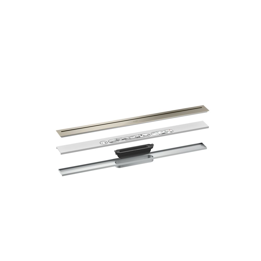Hansgrohe AXOR Drain Fertigset Duschrinne 800mm, 53l/min, Brushed Nickel... HANSGROHE-42521820 4059625495940 (Abb. 2)