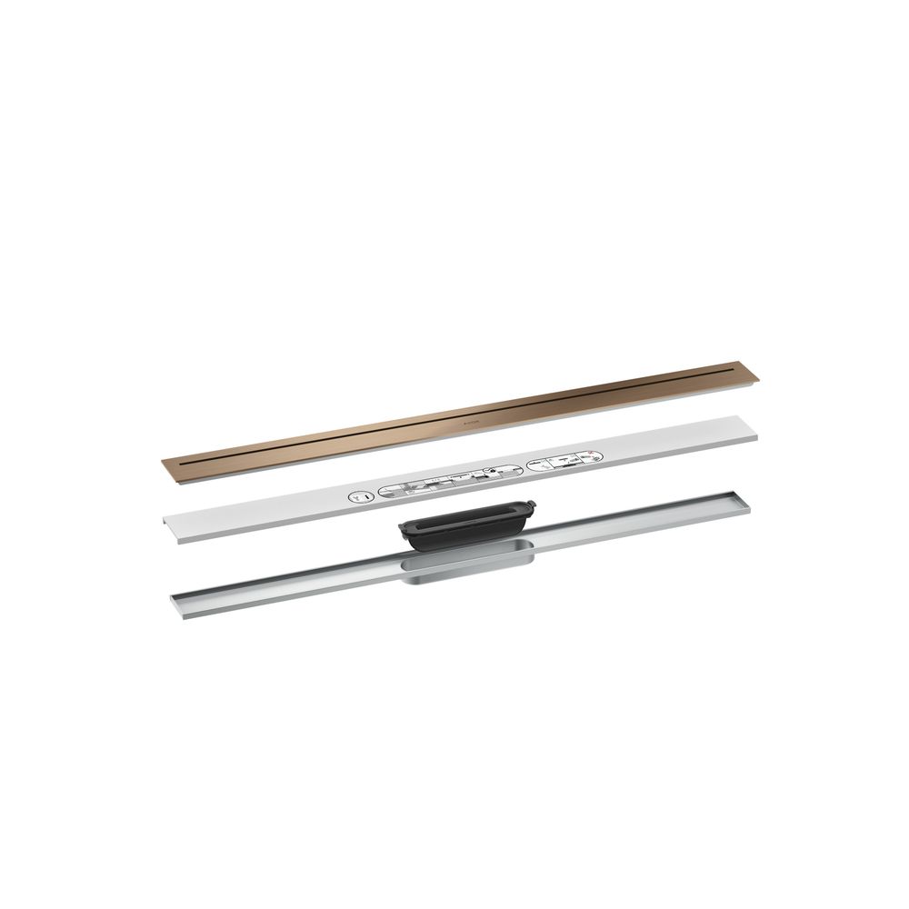 Hansgrohe AXOR Drain Fertigset Duschrinne 900mm, 53l/min, Brushed Red Gold... HANSGROHE-42522310 4059625496312 (Abb. 2)