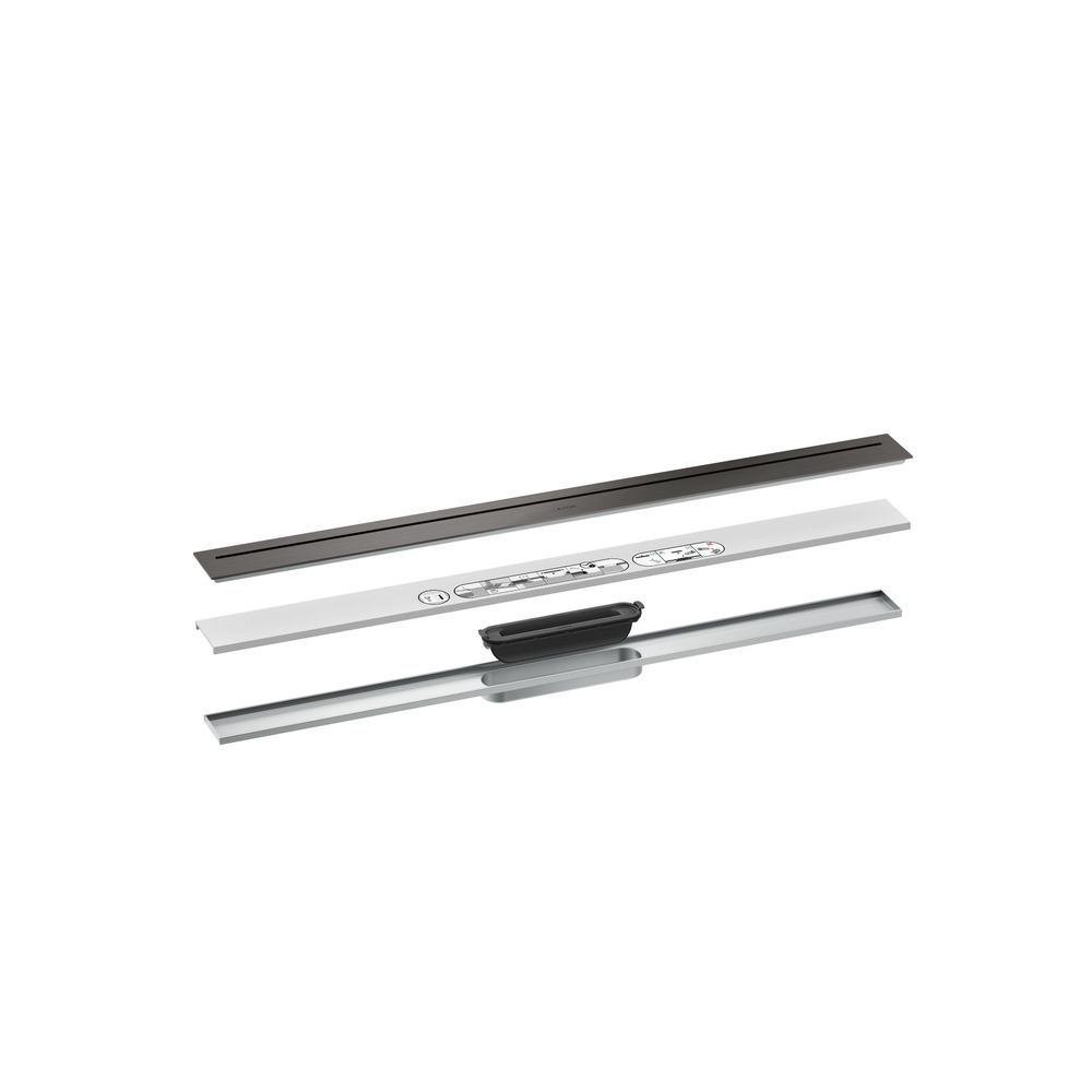 Hansgrohe AXOR Drain Fertigset Duschrinne 900mm, 53l/min, Brushed Black Chrome... HANSGROHE-42522340 4059625479780 (Abb. 2)