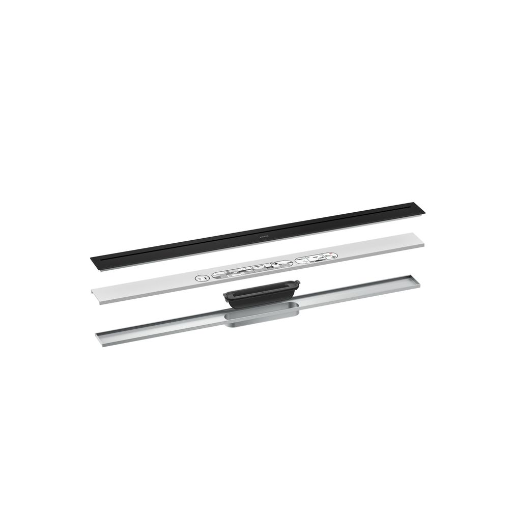 Hansgrohe AXOR Drain Fertigset Duschrinne 900mm, 53l/min, Mattschwarz... HANSGROHE-42522670 4059625479759 (Abb. 2)