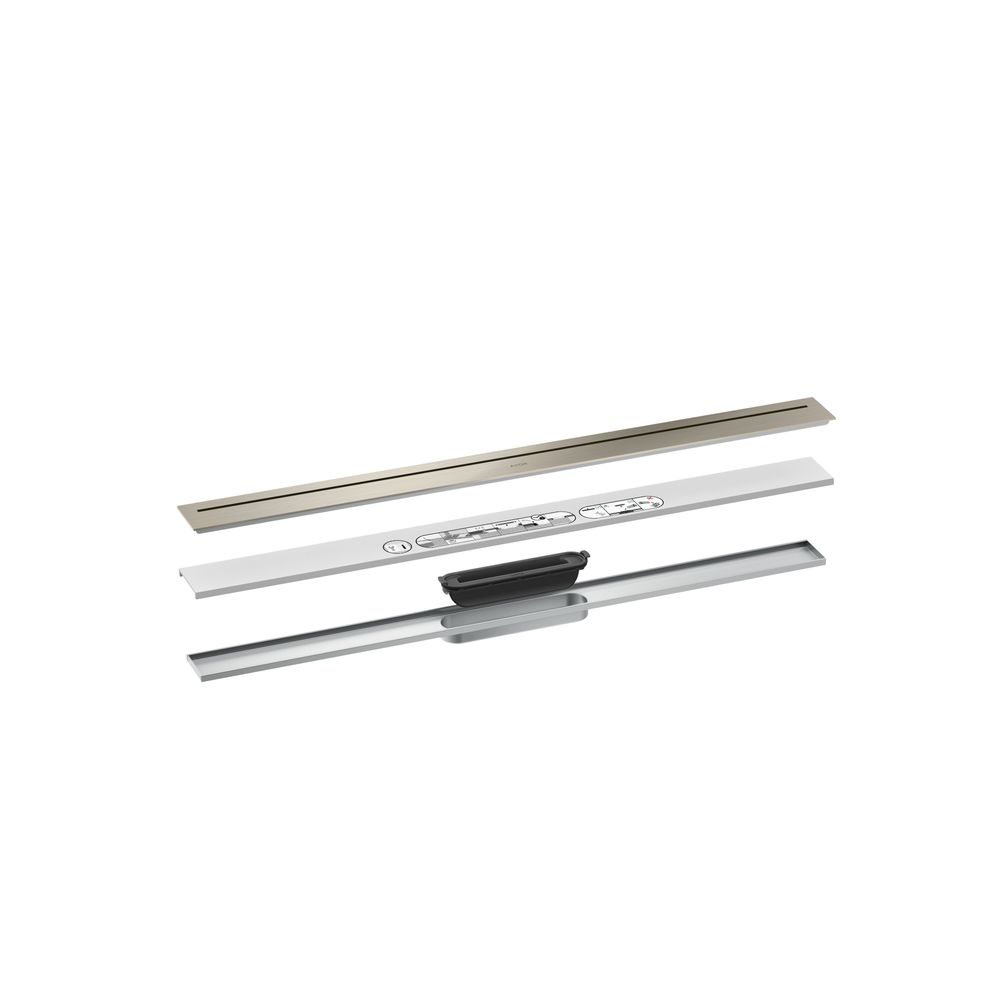 Hansgrohe AXOR Drain Fertigset Duschrinne 900mm, 53l/min, Brushed Nickel... HANSGROHE-42522820 4059625496305 (Abb. 2)
