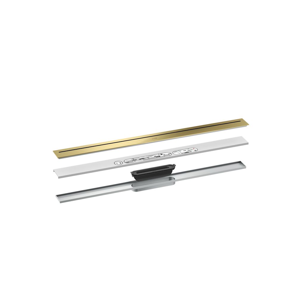 Hansgrohe AXOR Drain Fertigset Duschrinne 900mm, 53l/min, Brushed Brass... HANSGROHE-42522950 4059625495988 (Abb. 2)