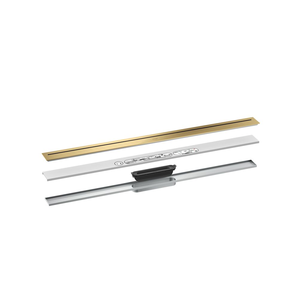 Hansgrohe AXOR Drain Fertigset Duschrinne 1000mm, 53l/min, Brushed Gold Optic... HANSGROHE-42523250 4059625496343 (Abb. 2)