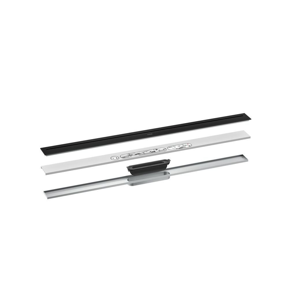 Hansgrohe AXOR Drain Fertigset Duschrinne 1000mm, 53l/min, Mattschwarz... HANSGROHE-42523670 4059625480540 (Abb. 2)