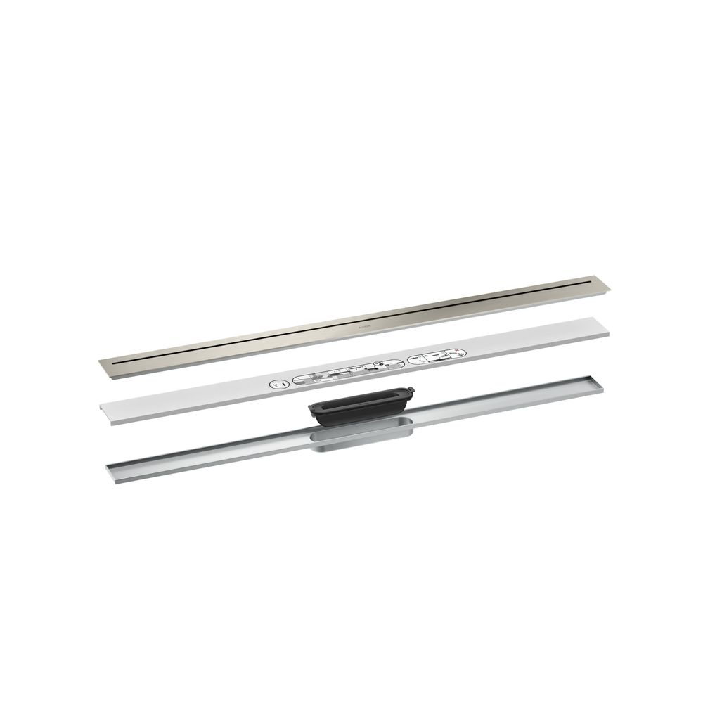Hansgrohe AXOR Drain Fertigset Duschrinne 1000mm, 53l/min, Edelstahl... HANSGROHE-42523800 4059625458754 (Abb. 2)