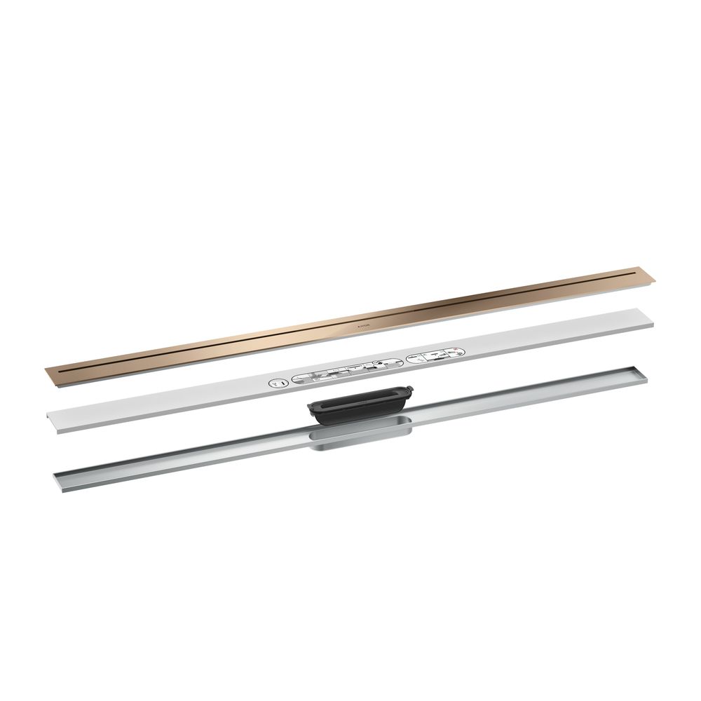 Hansgrohe AXOR Drain Fertigset Duschrinne 1200mm, 53l/min, Polished Red Gold... HANSGROHE-42524300 4059625496442 (Abb. 2)