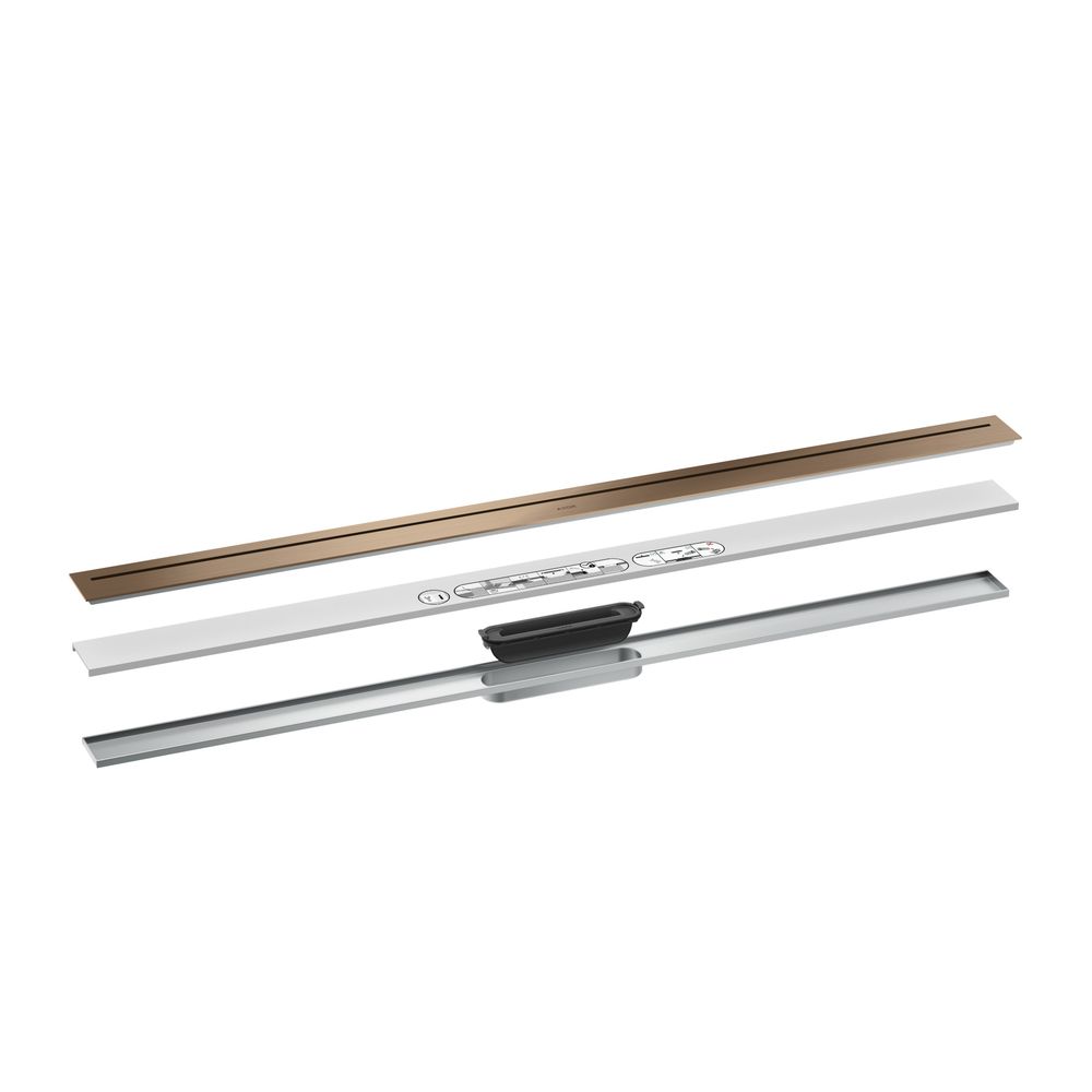 Hansgrohe AXOR Drain Fertigset Duschrinne 1200mm, 53l/min, Brushed Red Gold... HANSGROHE-42524310 4059625496428 (Abb. 2)