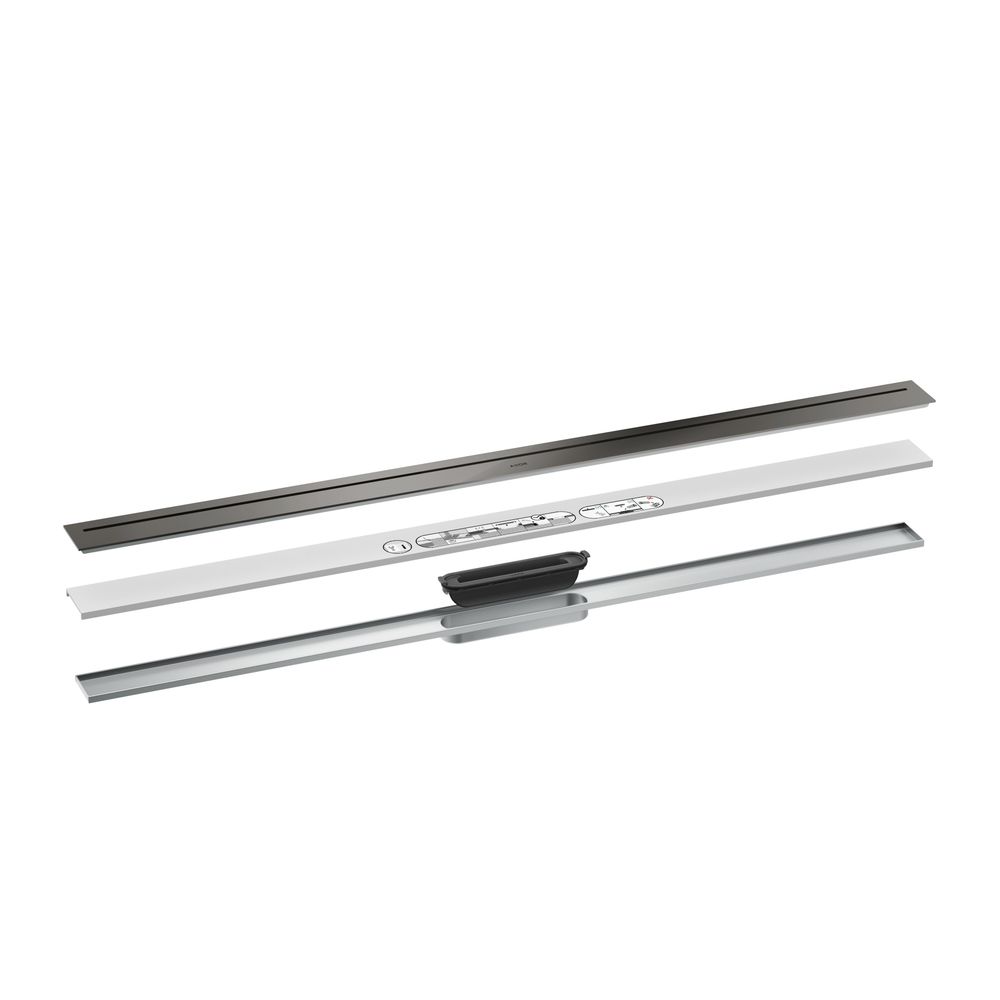 Hansgrohe AXOR Drain Fertigset Duschrinne 1200mm, 53l/min, Polished Black Chrome... HANSGROHE-42524330 4059625496435 (Abb. 2)