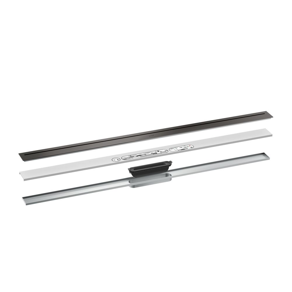 Hansgrohe AXOR Drain Fertigset Duschrinne 1200mm, 53l/min, Brushed Black Chrome... HANSGROHE-42524340 4059625480397 (Abb. 2)