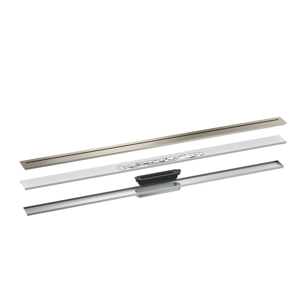Hansgrohe AXOR Drain Fertigset Duschrinne 1200mm, 53l/min, Brushed Nickel... HANSGROHE-42524820 4059625496411 (Abb. 2)