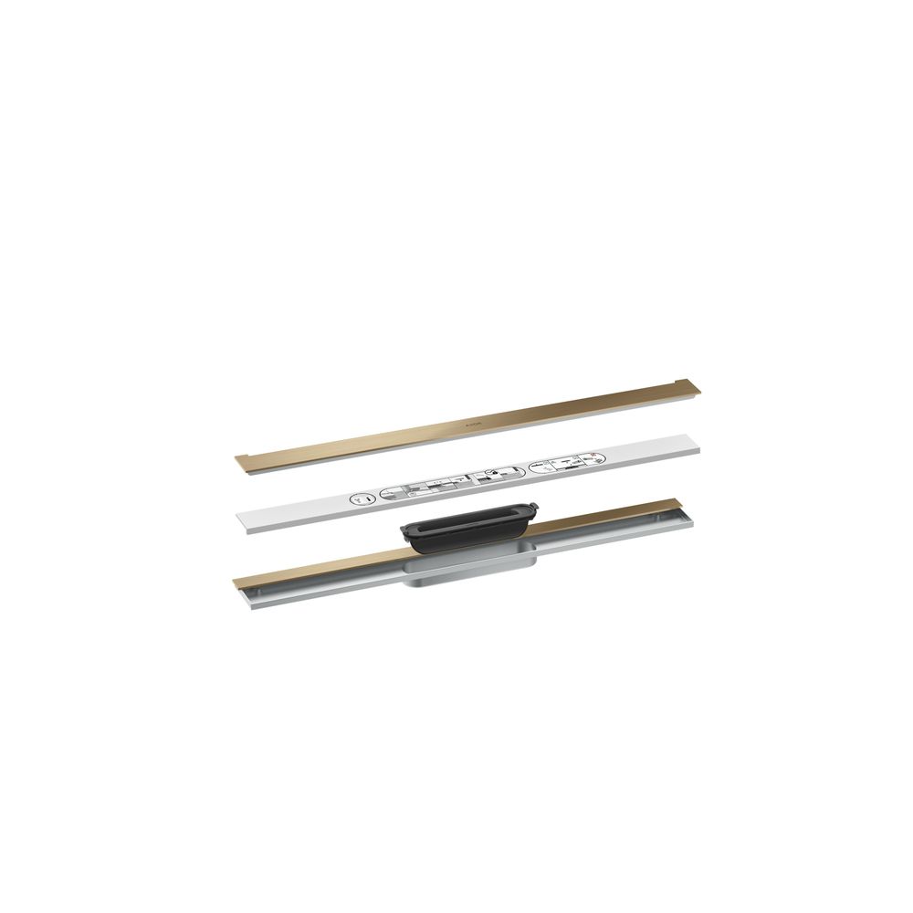 Hansgrohe AXOR Drain Fertigset Duschrinne 700mm zur Wandmontage, 55l/min, Brushed B... HANSGROHE-42525140 4059625480229 (Abb. 2)