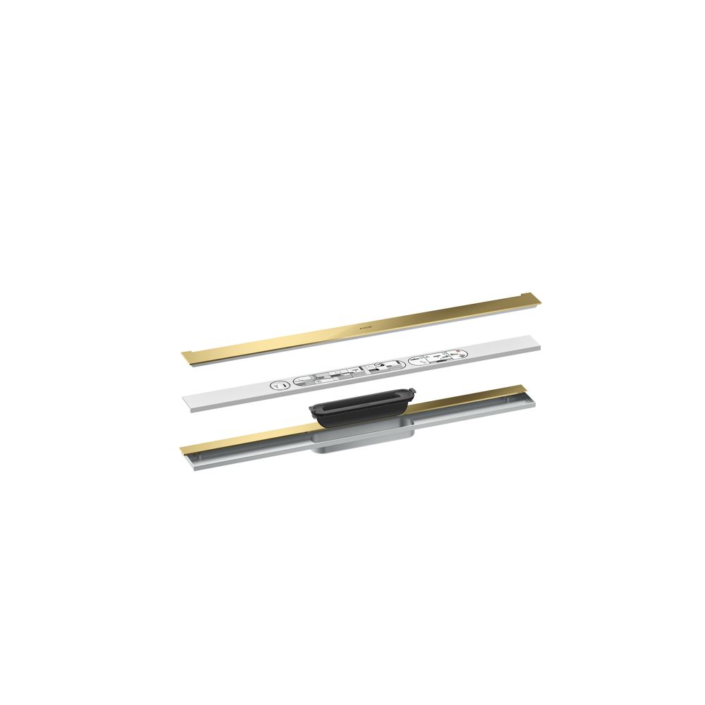 Hansgrohe AXOR Drain Fertigset Duschrinne 700mm zur Wandmontage, 55l/min, Polished ... HANSGROHE-42525990 4059625481059 (Abb. 2)