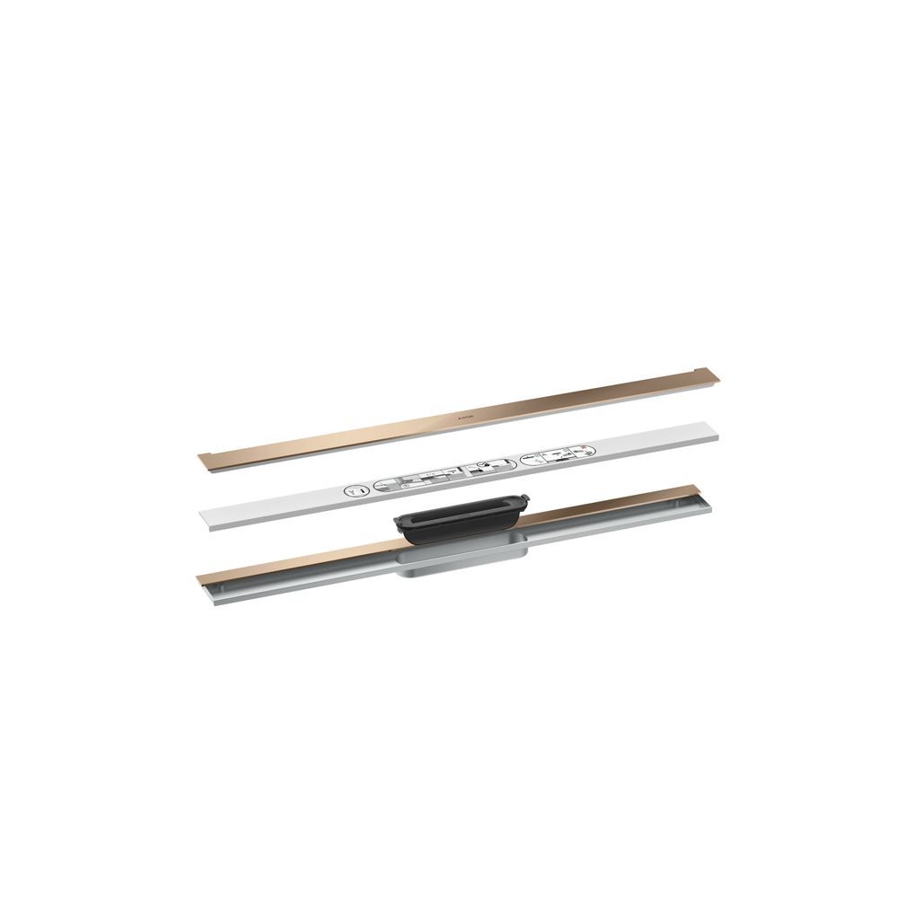 Hansgrohe AXOR Drain Fertigset Duschrinne 800mm zur Wandmontage, 55l/min, Polished ... HANSGROHE-42526300 4059625496565 (Abb. 2)