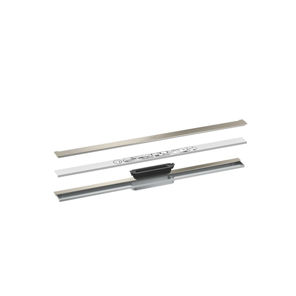 Hansgrohe AXOR Drain Fertigset Duschrinne 900mm zur Wandmontage, 55l/min, Brushed N... HANSGROHE-42527820 4059625496596 (Abb. 2)