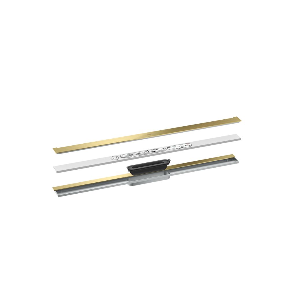 Hansgrohe AXOR Drain Fertigset Duschrinne 900mm zur Wandmontage, 55l/min, Brushed B... HANSGROHE-42527950 4059625496572 (Abb. 2)