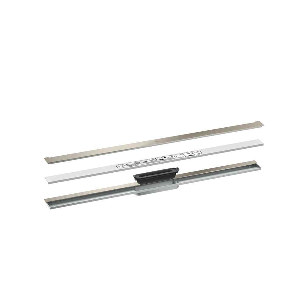 Hansgrohe AXOR Drain Fertigset Duschrinne 1000mm zur Wandmontage, 55l/min, Brushed ... HANSGROHE-42528820 4059625496756 (Abb. 2)