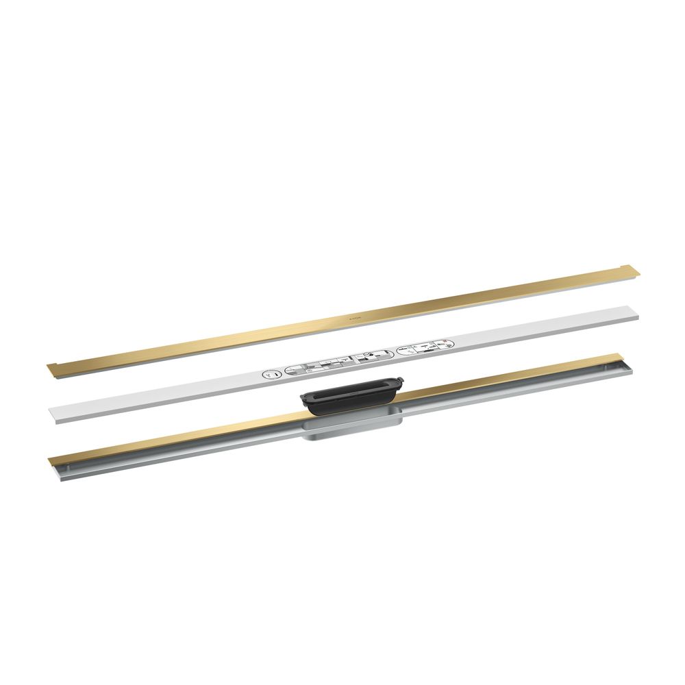 Hansgrohe AXOR Drain Fertigset Duschrinne 1200mm zur Wandmontage, 55l/min, Brushed ... HANSGROHE-42529250 4059625496800 (Abb. 2)