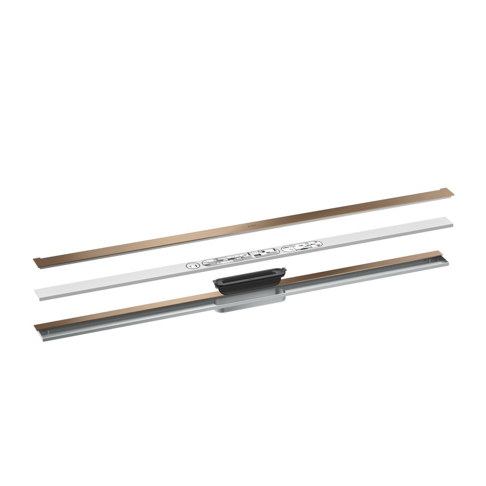 Hansgrohe AXOR Drain Fertigset Duschrinne 1200mm zur Wandmontage, 55l/min, Brushed ... HANSGROHE-42529310 4059625496824 (Abb. 2)