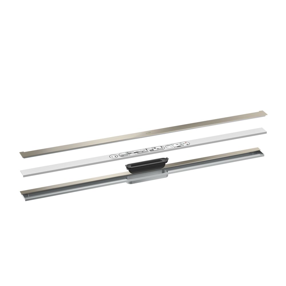 Hansgrohe AXOR Drain Fertigset Duschrinne 1200mm zur Wandmontage, 55l/min, Brushed ... HANSGROHE-42529820 4059625496817 (Abb. 2)