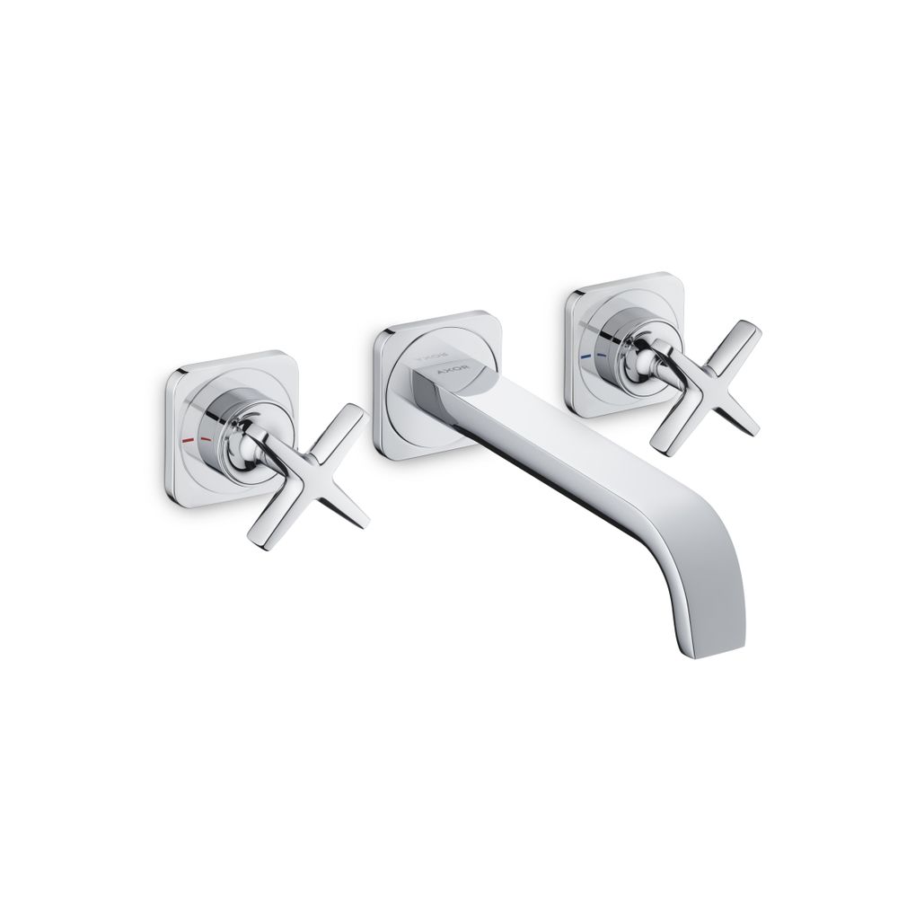Hansgrohe AXOR Citterio E 3-Loch Waschtischarmatur Unterputz für Wandmontage, Ausla... HANSGROHE-36107000 4011097751504 (Abb. 2)