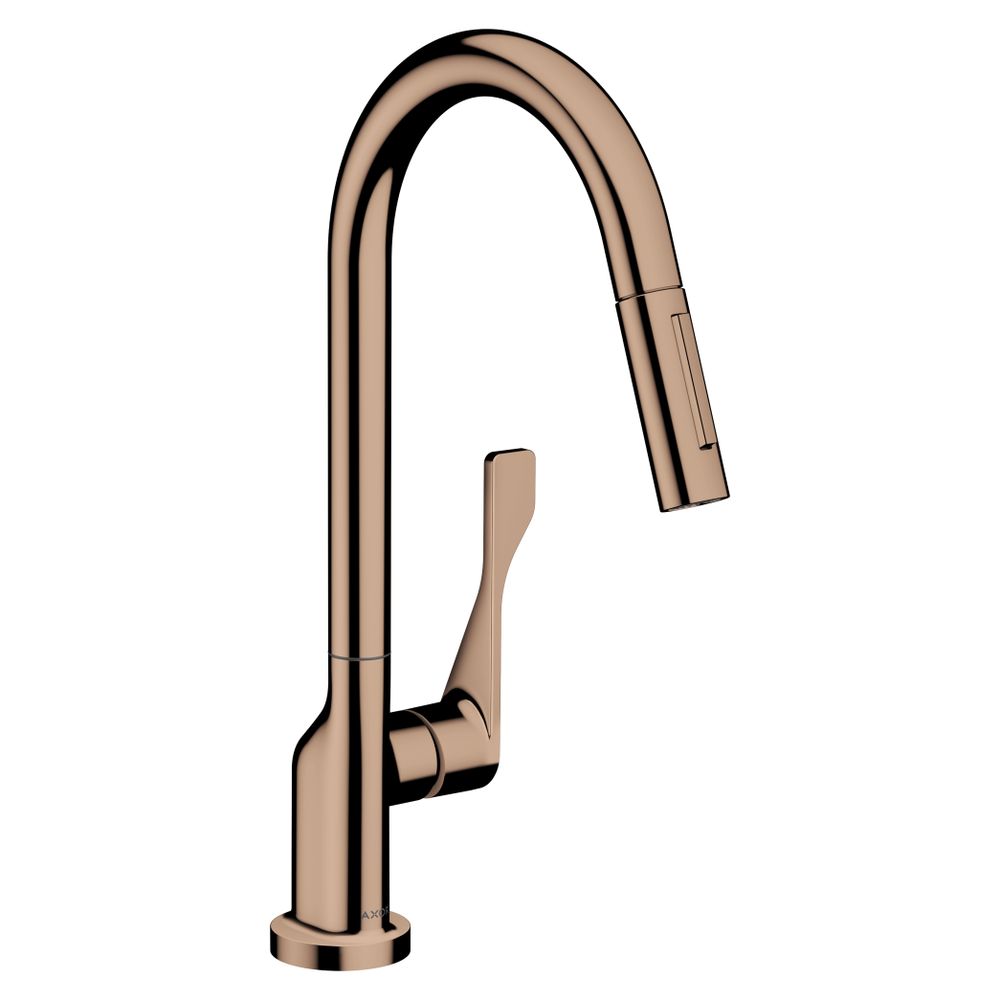 Hansgrohe AXOR Citterio Einhebel-Küchenmischer 250mm, 9.2l/min, Ausziehbrause, Poli... HANSGROHE-39835300 4011097842585 (Abb. 2)