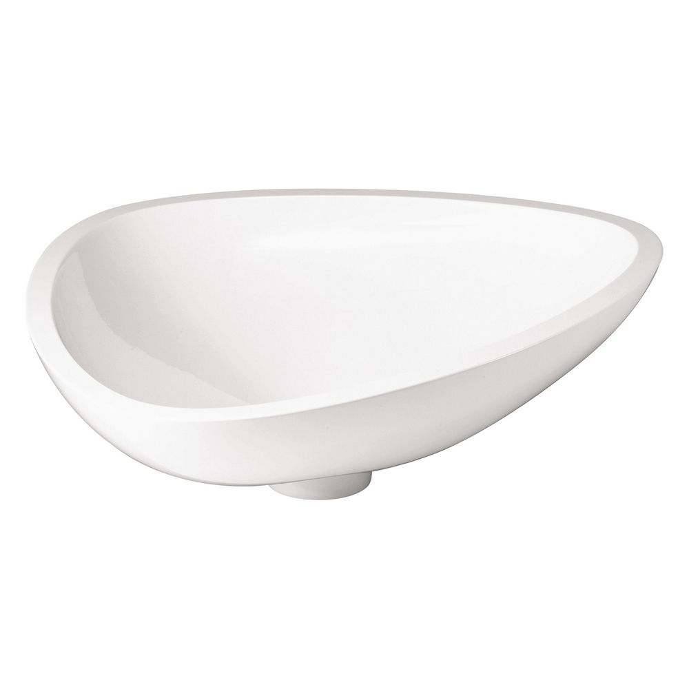 Hansgrohe Waschschüssel AXOR Massaud, Aufsatz, 144x450x570mm, Mineralguss, Weiß... HANSGROHE-42305000 4011097535319 (Abb. 2)