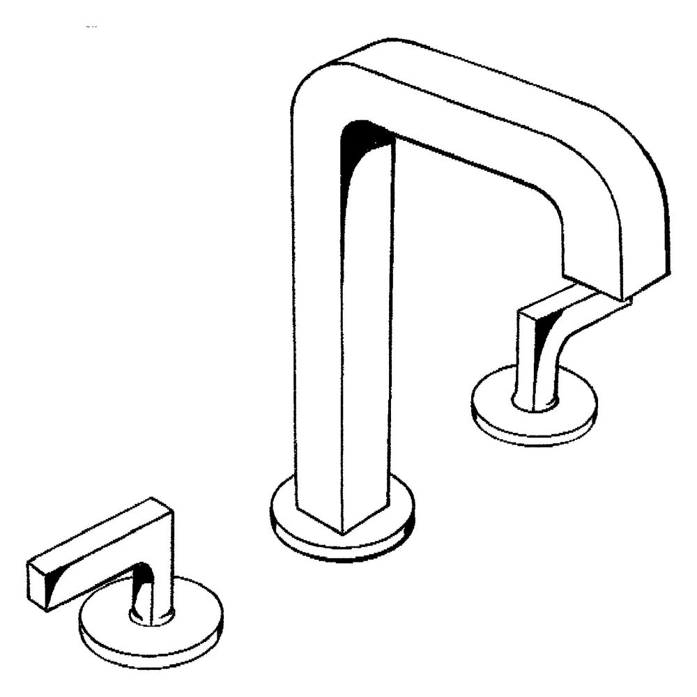 Hansgrohe AXOR Citterio 3-Loch Waschtischarmatur 170, Auslauf 140mm, Hebelgriff, Ro... HANSGROHE-39135800 4011097916118 (Abb. 3)