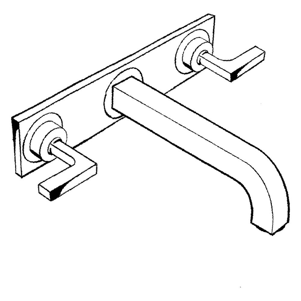 Hansgrohe AXOR Citterio 3-Loch Waschtischarmatur UP für Wandm, Auslauf 226mm, Hebel... HANSGROHE-39148990 4011097916903 (Abb. 3)