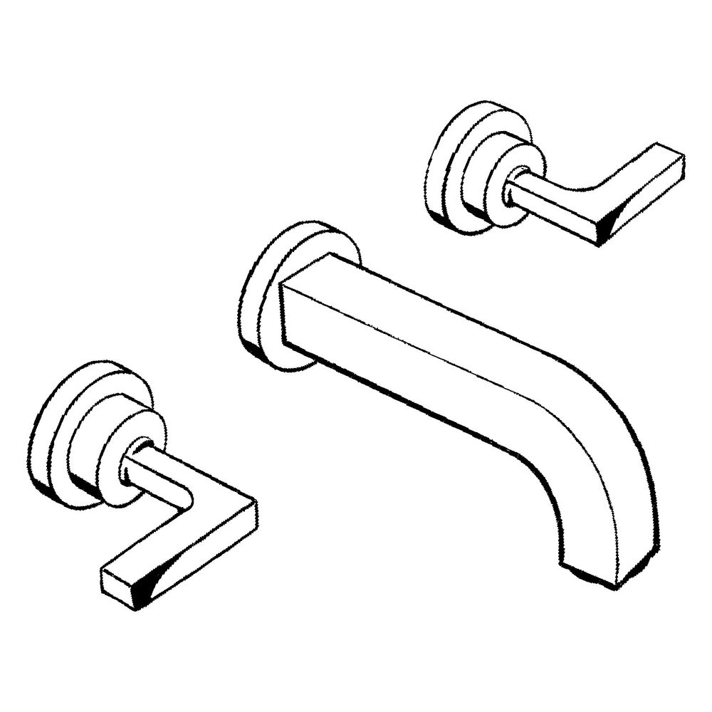 Hansgrohe AXOR Citterio 3-Loch Waschtischarmatur UP für Wandm, Auslauf 162mm, Hebel... HANSGROHE-39315330 4011097917627 (Abb. 3)
