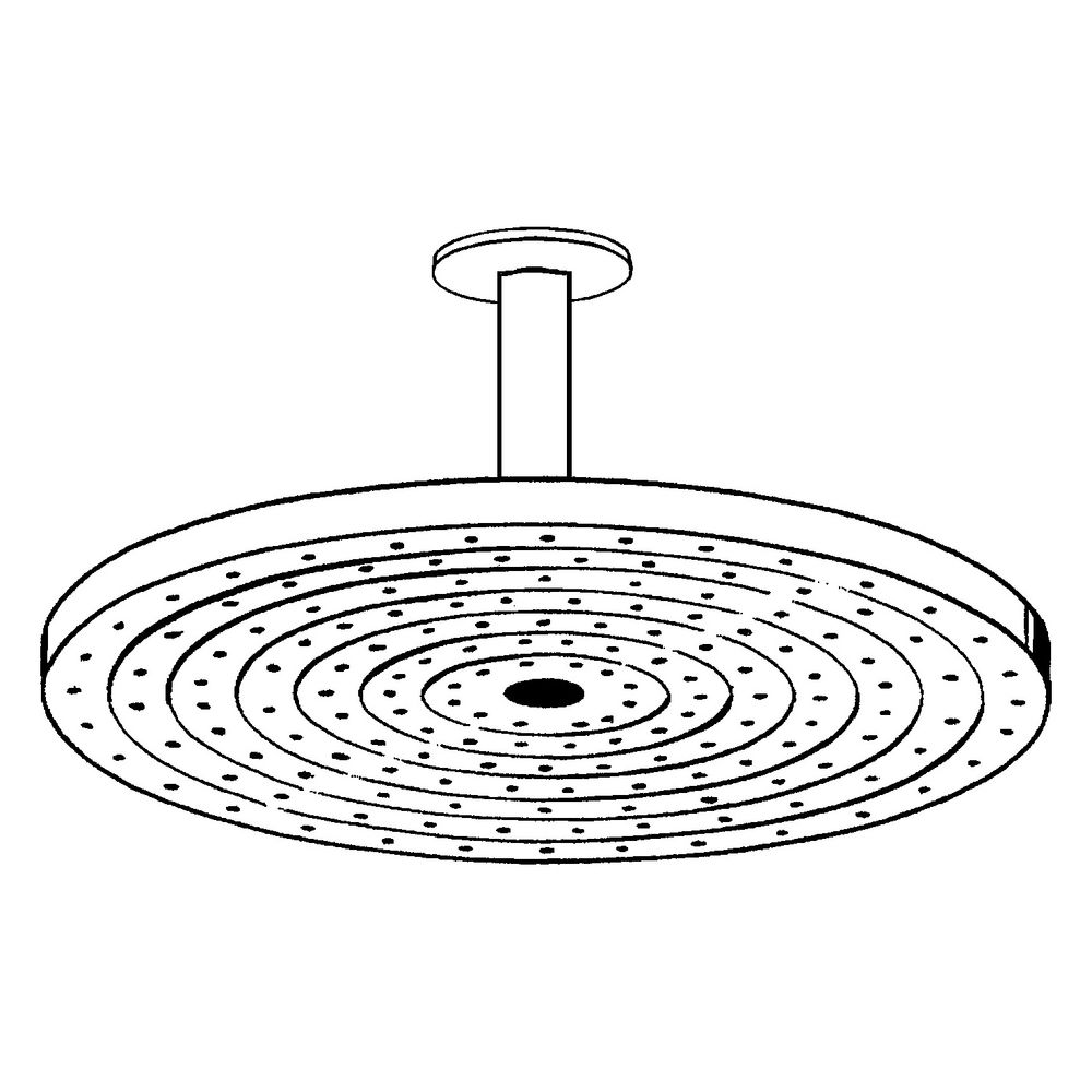 Hansgrohe Raindance S Kopfbrause 180mm 1jet 18l/min mit Deckenanschluss, Chrom... HANSGROHE-27478000 4011097415819 (Abb. 4)