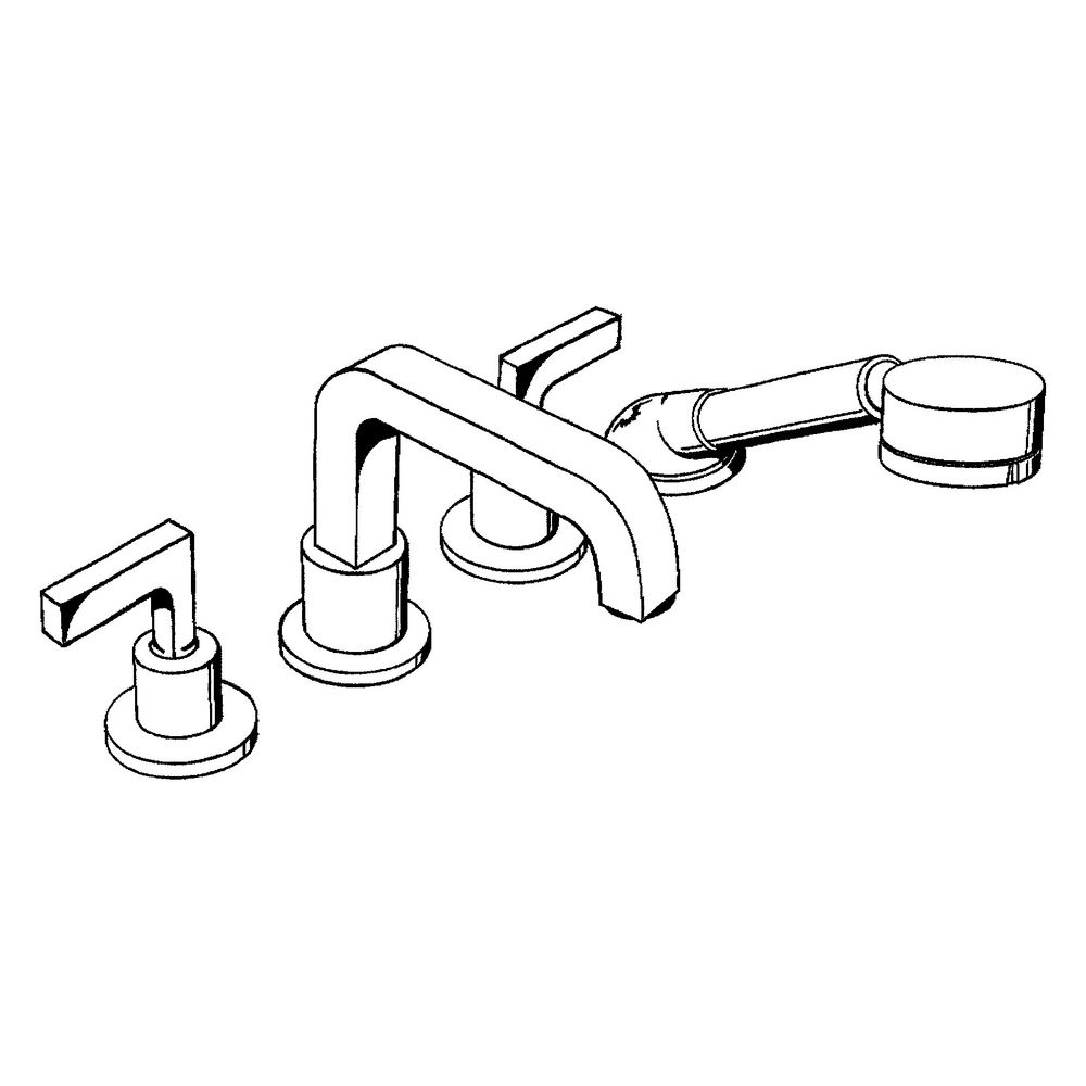 Hansgrohe AXOR Citterio 4-Loch Wannenarmatur, Fliesenrandarmatur, Hebelgriff, Roset... HANSGROHE-39454820 4011097919539 (Abb. 3)