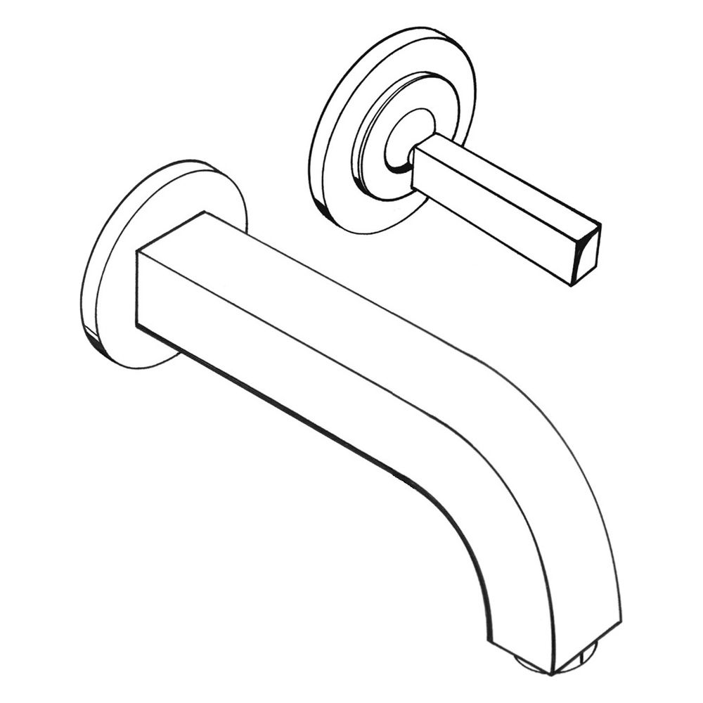 Hansgrohe AXOR Citterio Einhebel-Waschtischmischer UP 5l/min, für Wandm., Pin-Griff... HANSGROHE-39113990 4011097915128 (Abb. 3)