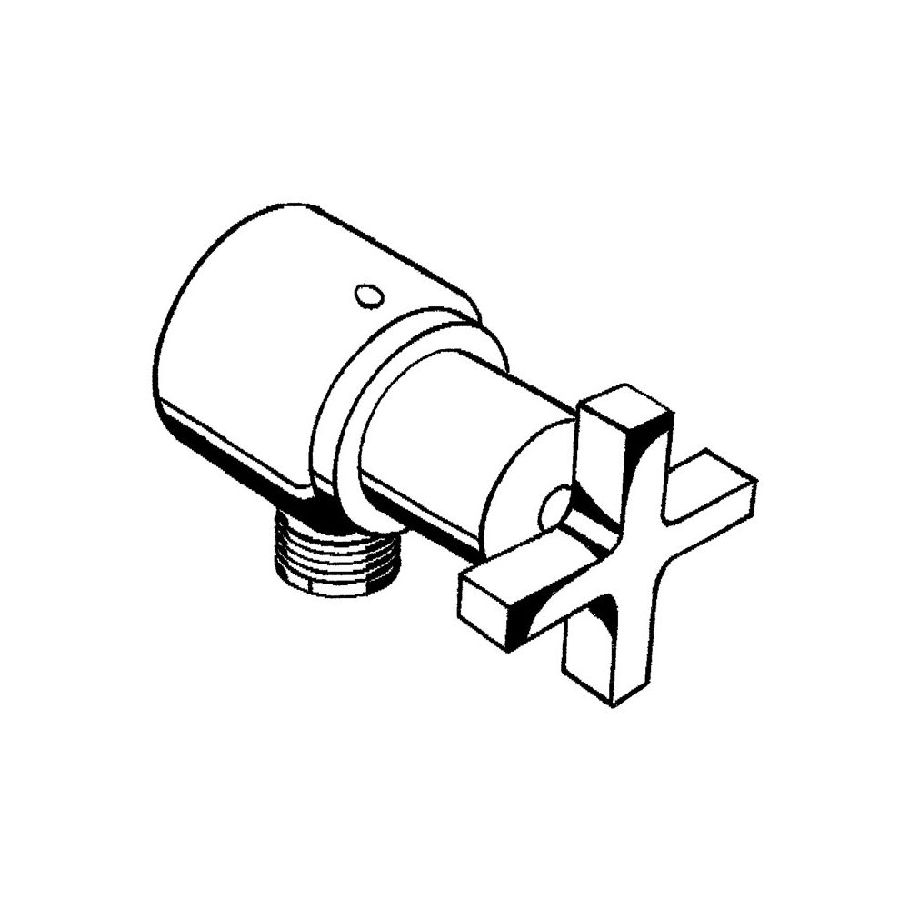 Hansgrohe AXOR Citterio Wandanschluss Stop, Rückflussverhinderer, Absperrventil, Kr... HANSGROHE-39883340 4011097922751 (Abb. 3)