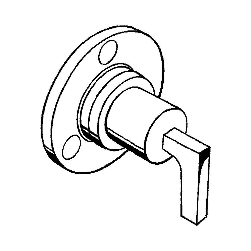 Hansgrohe AXOR Citterio Ab- und Umstellventil Trio, Quattro Unterputz DN 20, Hebelg... HANSGROHE-39920140 4011097923055 (Abb. 5)