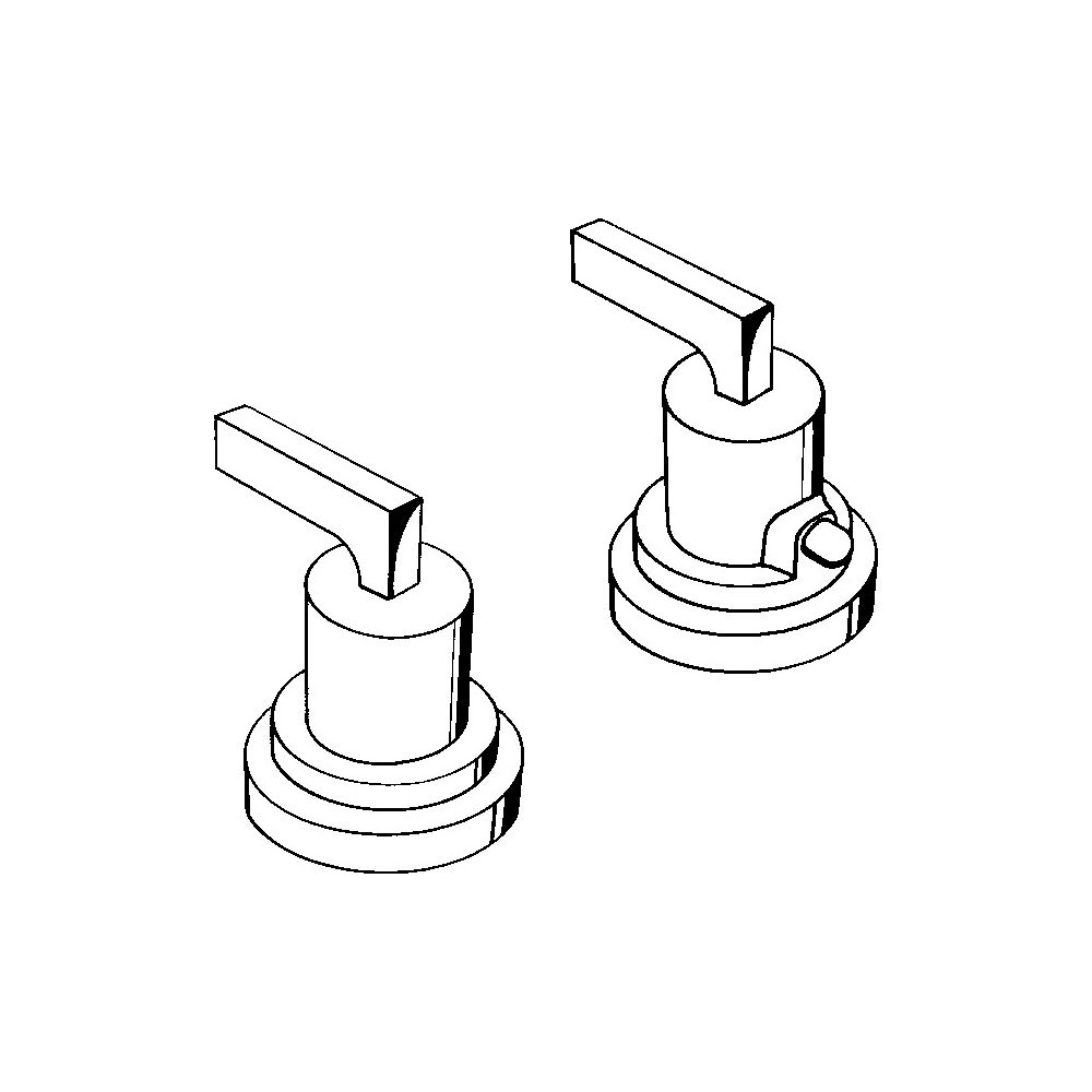 Hansgrohe AXOR Wannenrandarmatur Citterio 2-Loch, Thermostat, Hebelgriff, Brushed B... HANSGROHE-39482340 4011097920092 (Abb. 4)