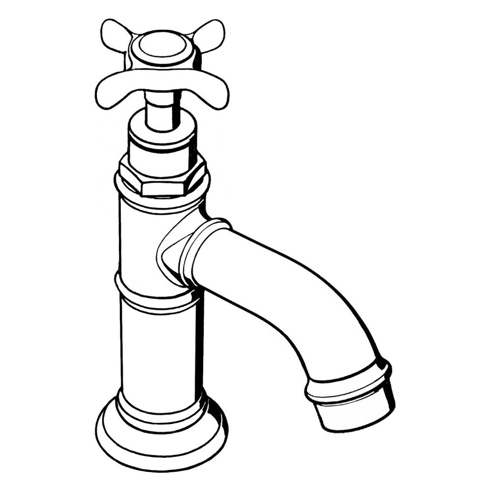 Hansgrohe AXOR Montreux Standventil 50mm, 5l/min, Kreuzgriff ohne Ablaufgarnitur, B... HANSGROHE-16530950 4011097880815 (Abb. 2)