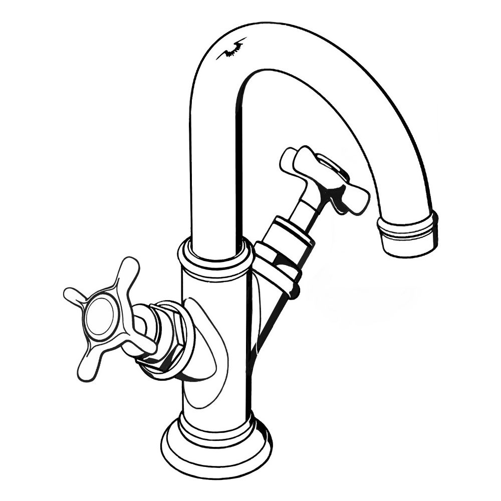 Hansgrohe AXOR Montreux 2-Griff Waschtischarmatur 160mm, 5l/min, Kreuzgriffen für H... HANSGROHE-16505990 4011097879161 (Abb. 3)