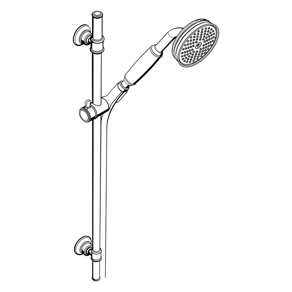 Hansgrohe AXOR Montreux Brauseset 90cm, Handbrause, 16l/min, 100 1jet, Brushed Bras... HANSGROHE-27982950 4011097894669 (Abb. 3)